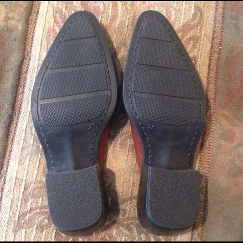 Amiana Brown Mules Size 7M - Picture 3 of 3